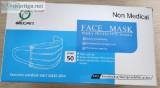 Daily Protective Face Masks - 20 for 50 Pieces  Box