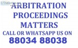 Arbitration Matters and Proceedings Matters Call 88034 88038