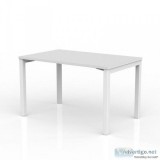 Fixed Computer Table 1200X600 Frosty White