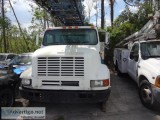 1997 International 4700 lo-profile 55ft Ladderbucket Truck