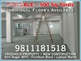 Commercial &bull Industrial Space for Sale in Kirti Nagar