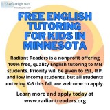 FREE English Tutoring For Kids in Minnesota