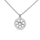 STERLING SLIVER MOONSTONE NECKLACE-SPIRIT KEEPER