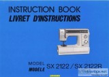 New Home SX2122 &ndash SX2122R Sewing Machine Instruction Manual