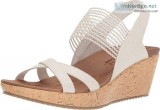 Skechers Women s Beverlee - High Tea Wedge Sandal