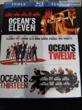 Ocean s Eleven  Twelve  Thirteen triple feature Blu-ray