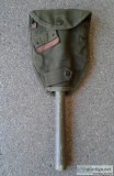 VINTAGE US ARMY FOLDING SHOVEL ENTRENCHING TOOL W CARRIER