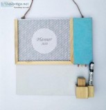 Planner with Pin Board and Whiteboard - Blue  - IVEI