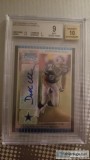 2005 BOWMAN CHROME AUTO DEMARCUS WARE RC BGS 9 AUTO 10
