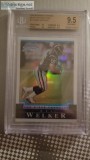 2004 BOWMAN CHROME WHITE REFRACTORS WES WELKER RC BGS 9.5