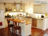 Get rid of dull kitchen with glazed maple cabinets