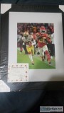 SUPERBOWL 54 CHIEFS VS 49ERS AUTOGRAPHS 8X10 PHOTO DAMIEN WILLIA