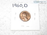 1960 D BU Lincoln Penny