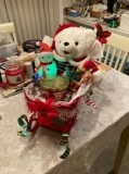 Christmas sleigh basket