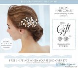 Bridal Hair Combs At The Wedding Garter