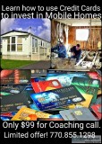 Credit card purchasing mobile homes