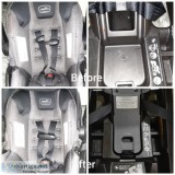 Car seat and stroller cleaning