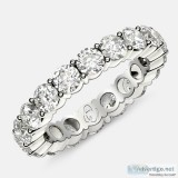 Best Round Cut Eternity Band Online - www.eternityus.com