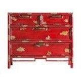 Kestra Wide Red Chest Of Drawers for Sale  ChicParadisLux