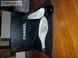 Authentic Chanel Wedges - Like New