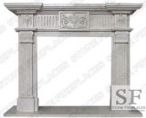 Italian Antique Marble Fireplace Mantel - Stone Fireplaces