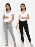 Under Belly - Maternity Cotton Leggings (2 Pack)