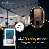 LED-LIT MIRRORS FOR ELEGANT INDOORS