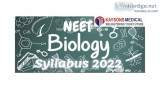 NEET Biology Syllabus 2022