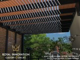 Deck roof ideas with pergola design | royal innovation