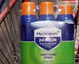 Microban 3 pack sanitizer spray