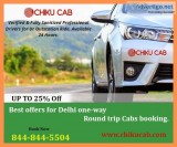 Best offers for Delhi one-way andround trip Cabs booking.