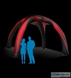 Inflatable Tent 17 x 17  Custom Design Spider Tents  Branded Can