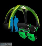 INFLATABLE TENT PACKAGE WITH UNLIMITED COLOUR AND GRAPHICS PRINT