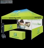 CUSTOM PRINTED FULL-COLOR TENTS AND TENT CANOPIES