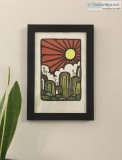 &quotAustin City Limits" Framed Silkscreen Print