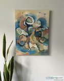 &quotKandinsky by the Sea" Original Contemporary Acrylic Pai