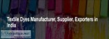 Textile Dyes Manufacturer Supplier Exporters in India