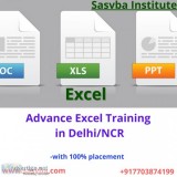 Advance Excel Training in DelhiNCR