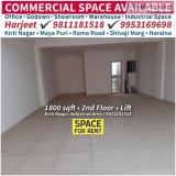 Commercial Industrial Space for Rent in Kirti Nagar Industrial A