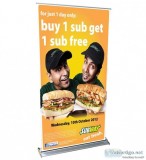 Best banner stands in Canada  premium roll up banner