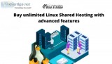 Buy unlimited Linux Shared Hosting with advanced features