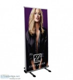 Pop Up Display Stands - Retractable Fabric Backdrop