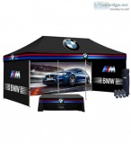 Tent Depot  10x20  Custom Printed Canopy Tent With Roof and Wall