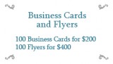 Business Card and Flyer Design