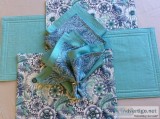 Handmade Quilted Placemat and Napkin Set