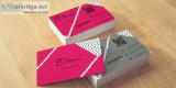 Colored-edge business cards printing in dubai