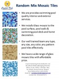 Affordable glass mosaic tiles for your pool