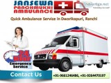 Quick Ambulance Service in Dwarikapuri Ranchi by Jansewa Panchmu