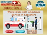 World Class ICU Ambulance Service in Kapashera by Jansewa Ambula