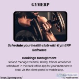 Schedule your health club with GymERP Software